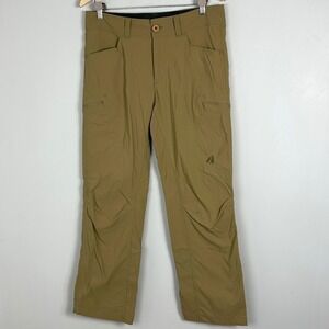 Eddie Bauer First Ascent Mens Pants Size 34 x 30 Mr Guide Pro Cargo Beige Hiking